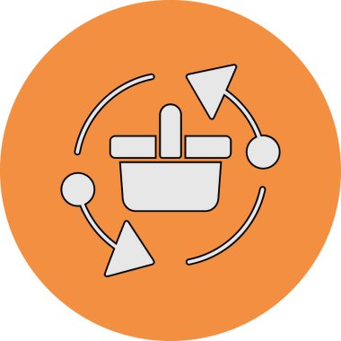 İşlem yapılıyor. Web simgesi basit illüstrasyon