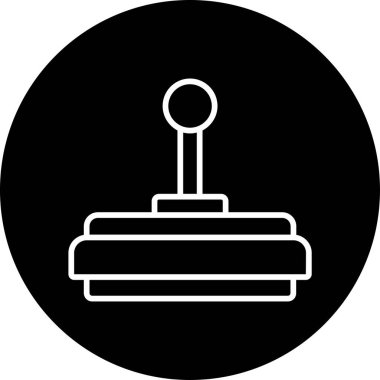 Oyun Denetleyici vektör düz simgesi. Oyun çubuğu