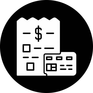 Ödeme. Web simgesi basit illüstrasyon