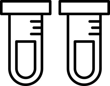 Test tüplerinin basit doğrusal çizimi