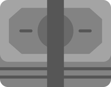 Maaş para simgesi vektör illüstrasyonu