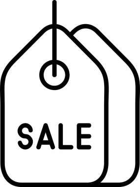 satış etiketi simgesi, vektör illüstrasyonu basit tasarım