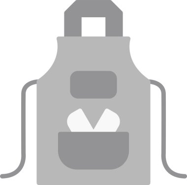 Önlük simgesinin temel doğrusal resmi