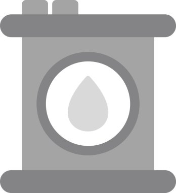 Petrol varil düz kutsal kişilerin resmi, vektör çizim 