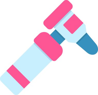 Otoscope simgesi vektör illüstrasyon tasarımı