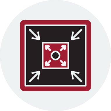 Ölçeklenebilir. Web simgesi basit illüstrasyon