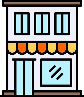 Restoran dairesi simgesi, vektör çizimi 