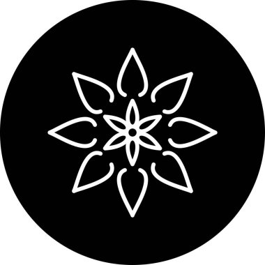 bitki çiçeği web simgesi basit vektör 