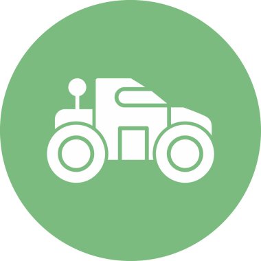 Vektör araba simgesi, temiz ve basit illüstrasyon.