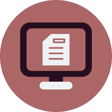 Basit Uygulama simgesinin vektör çizimi