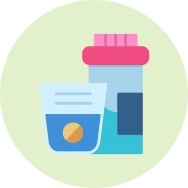 Coşkulu. Web simgesi basit illüstrasyon