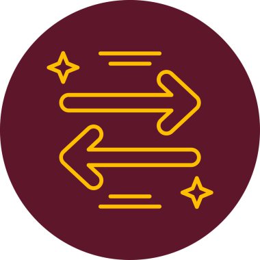 Oklar. Web simgesi basit illüstrasyon