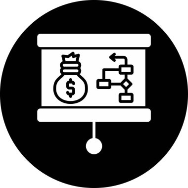 Planlama. Web simgesi basit tasarım 