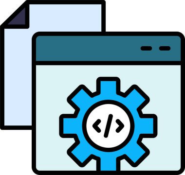 Gelişme. Web simgesi basit illüstrasyon