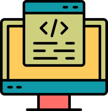 Ağ. Web simgesi basit illüstrasyon