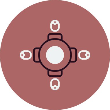 Anlaşmanın vektör illüstrasyonu modern simge