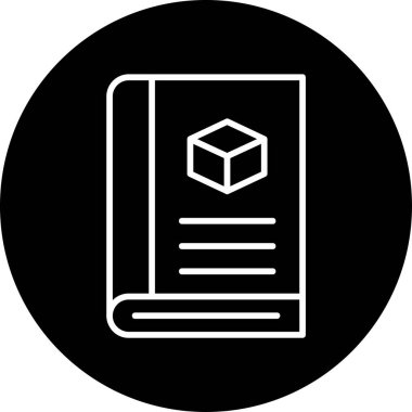 Basit Defter simgesinin vektör illüstrasyonu