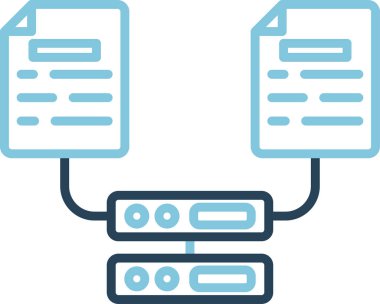 Bilgisayar işlemcisinin temel doğrusal çizimi
