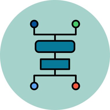 Entrika. Web simgesi basit illüstrasyon