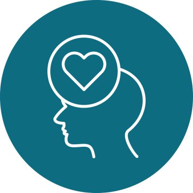 Empati simgesi, vektör illüstrasyon tasarımı