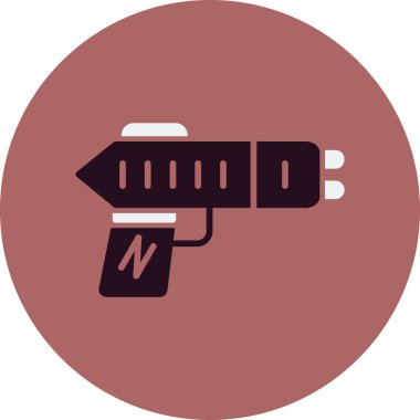 Silah simgesinin vektör illüstrasyonu