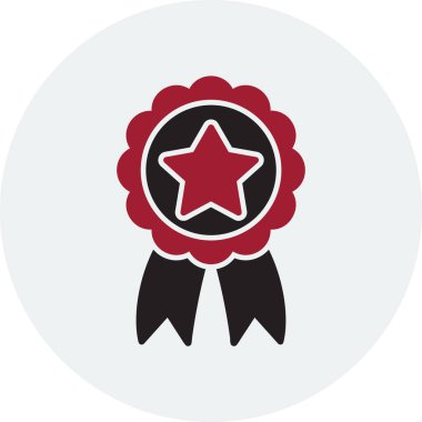 Rozet. Web simgesi basit illüstrasyon