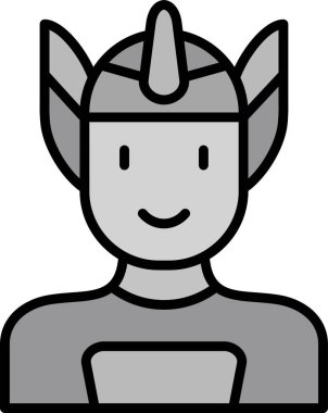 Süper kahraman ağ simgesi, vektör illüstrasyonu