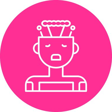 Yanmış web simgesi vektör illüstrasyonu