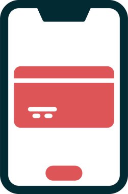 Ödeme Servis simgesi düz stil