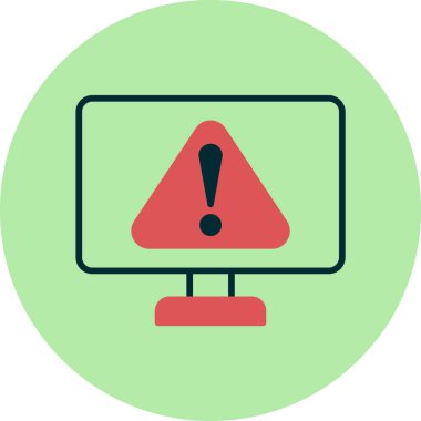 Hata modern simgesinin vektör illüstrasyonu