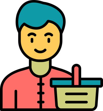 Çağrı merkezi. Basit simge vektörü