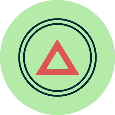 - Delta. Web simgesi basit illüstrasyon