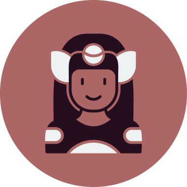 Süper kahraman ağ simgesi, vektör illüstrasyonu