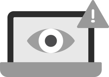 Casus mu? Web simgesi basit illüstrasyon