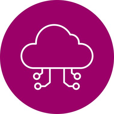 veri bulut hesaplama. Web simgesi