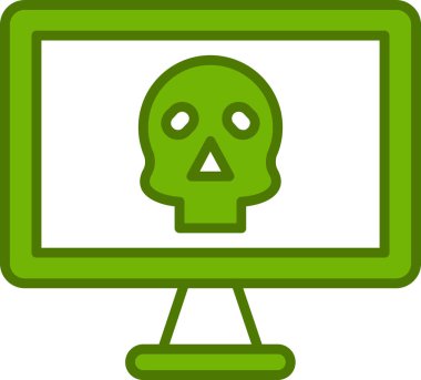 aldatmaca simgesi. Basit eleman çizimi. aldatmaca kavramı sembol tasarımı. Web ve mobil cihazlar için kullanılabilir.