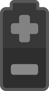 Pil. Web simgesi basit illüstrasyon