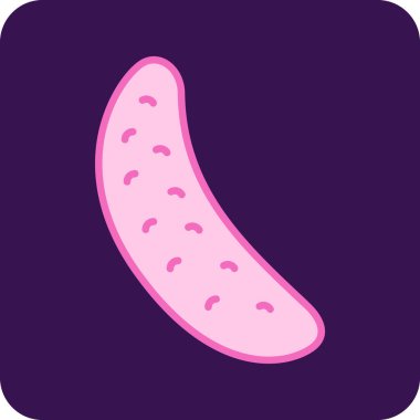 Salatalık ağ simgesi vektör illüstrasyonu