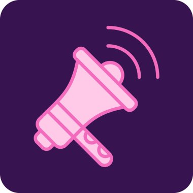 Basit duyuru vektörü düz illüstrasyon