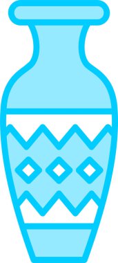 Vazo. Web simgesi basit illüstrasyon