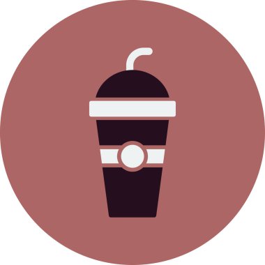 kahve fincanı simgesi, vektör illüstrasyonu 