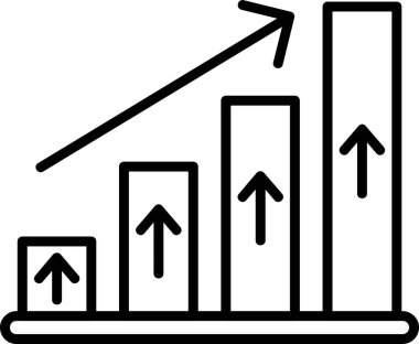 Gelişme kariyeri. Web simgesi basit illüstrasyon
