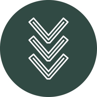 Oklar. Web simgesi basit illüstrasyon