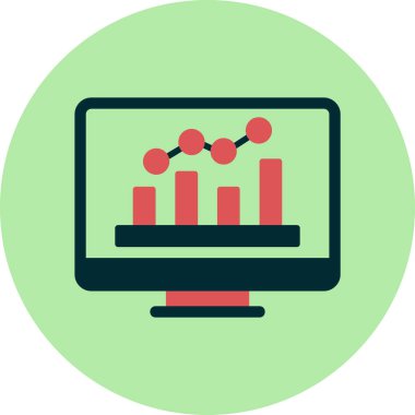 ticari grafik vektör simgesi