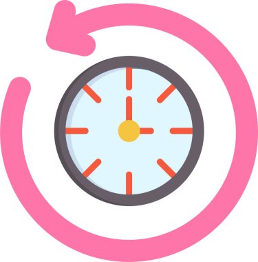 Basit Retrospektif ikon vektör çizimi