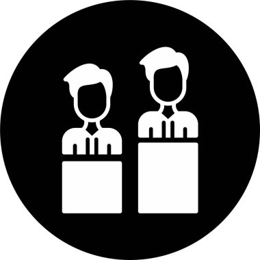 Durum raporu. Web simgesi basit illüstrasyon