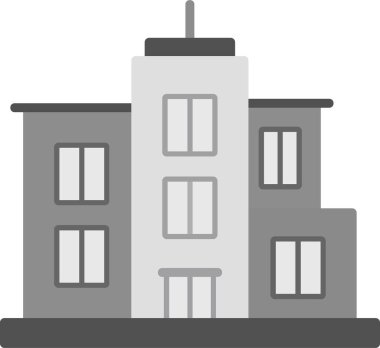 Şehre. Web simgesi basit illüstrasyon