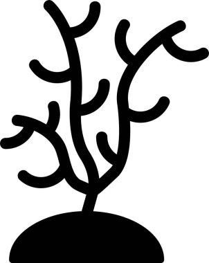 Mercan Ağı simgesi, basit vektör illüstrasyonu 