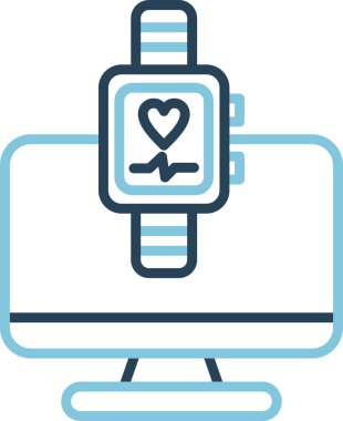 bilgisayar simgesi, vektör illüstrasyonu basit tasarım