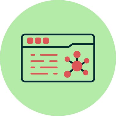 veri analiz simgesi vektör illüstrasyonu 